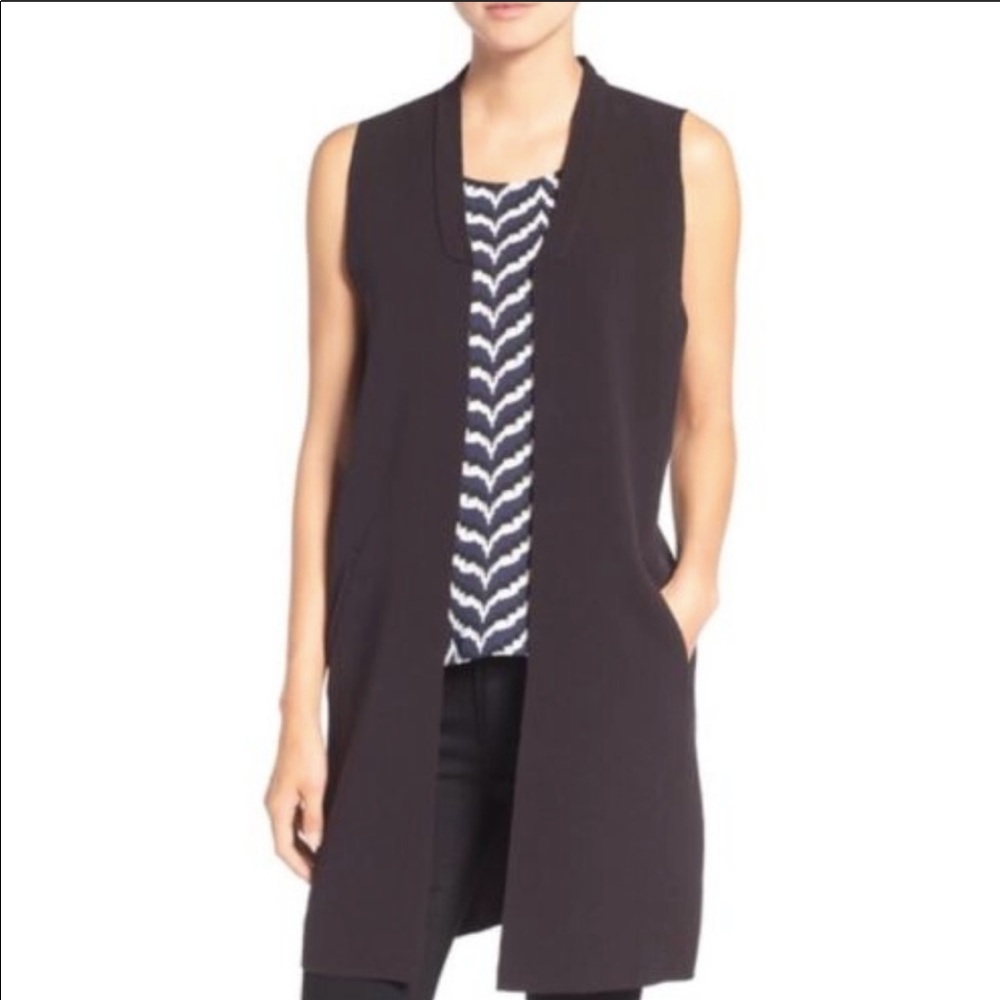 Trouve Raw Hem Vest